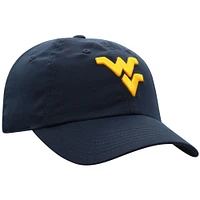 Men's Top of the World Navy West Virginia Mountaineers Staple Adjustable Hat