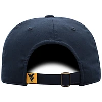 Men's Top of the World Navy West Virginia Mountaineers Staple Adjustable Hat
