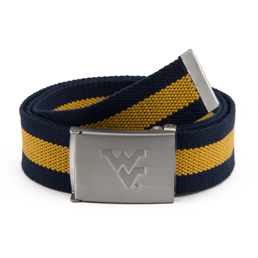 Ceinture en tissu West Virginia Mountaineers pour hommes