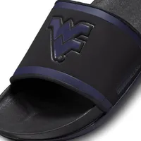 Sandales à enfiler Nike West Virginia Mountaineers Off-Court Wordmark