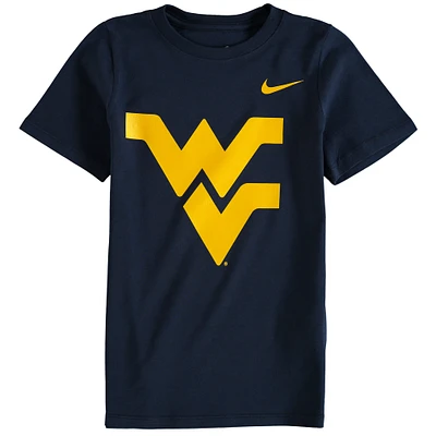 T-shirt préscolaire Nike bleu marine avec logo West Virginia Mountaineers