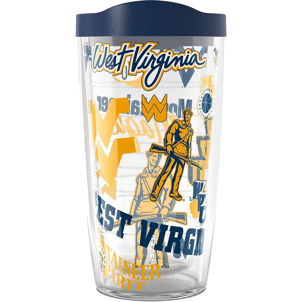 Tervis West Virginia Mountaineers 16 oz. Gobelet Allover Classic