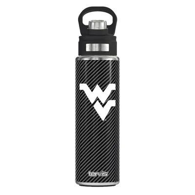 West Virginia Mountaineers Tervis 24oz. Carbon Fiber Wide Mouth Bottle