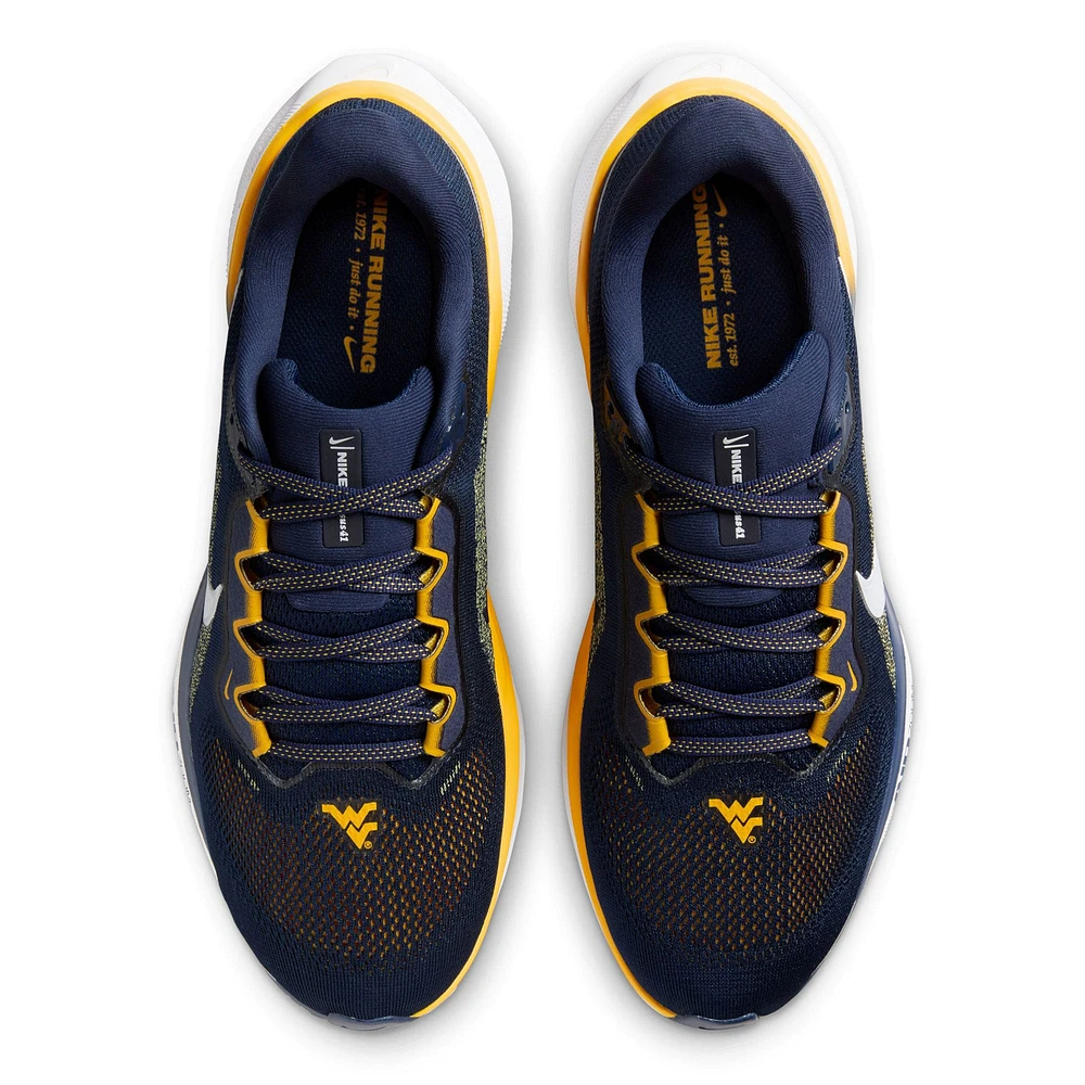 Unisex Nike Navy West Virginia Mountaineers Zoom Pegasus 41 Running Shoes