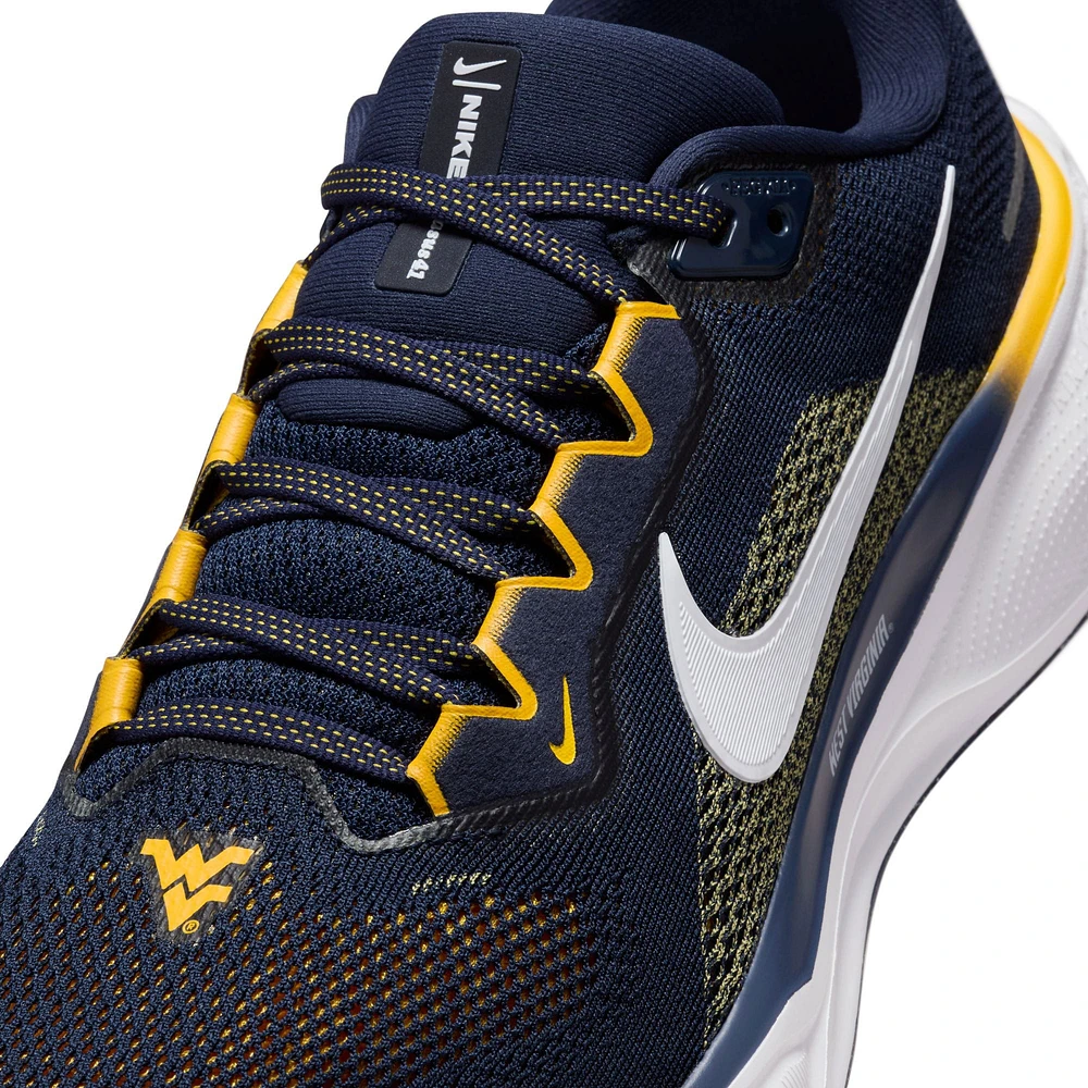 Unisex Nike Navy West Virginia Mountaineers Zoom Pegasus 41 Running Shoes