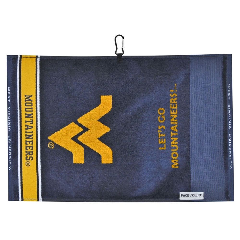 West Virginia Mountaineers 16" x 24" Face/Club Jacquard Towel