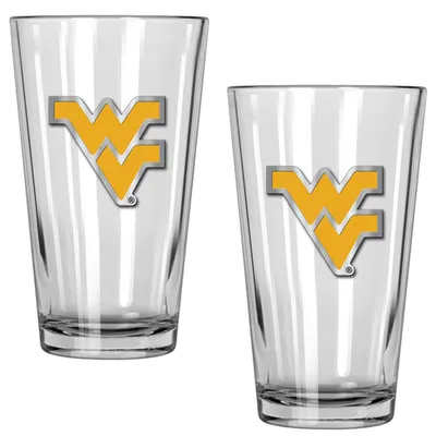 West Virginia Mountaineers 16oz. Pint Glass Set