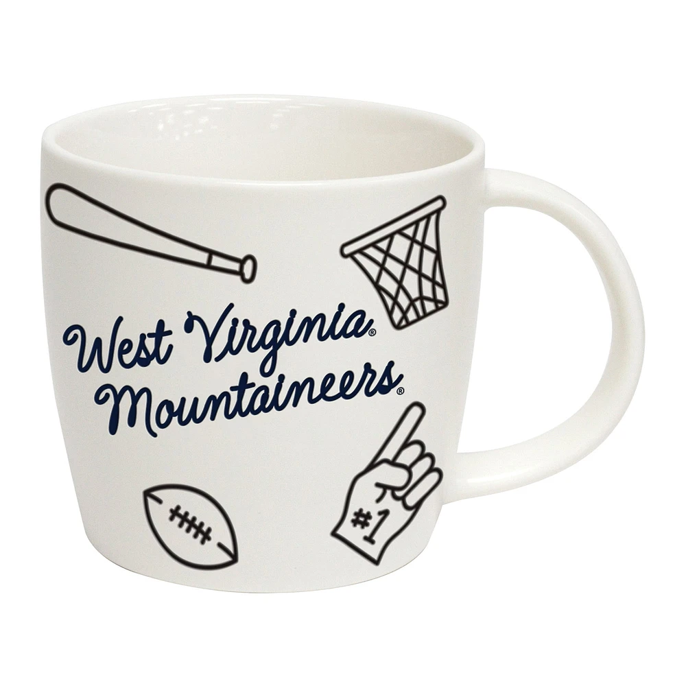 West Virginia Mountaineers 18oz. Playmaker Mug