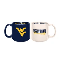 Lot de 2 tasses empilables de 15 oz des West Virginia Mountaineers