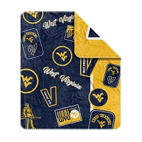 Couverture tissée Dream Weave 50" x 60" des West Virginia Mountaineers