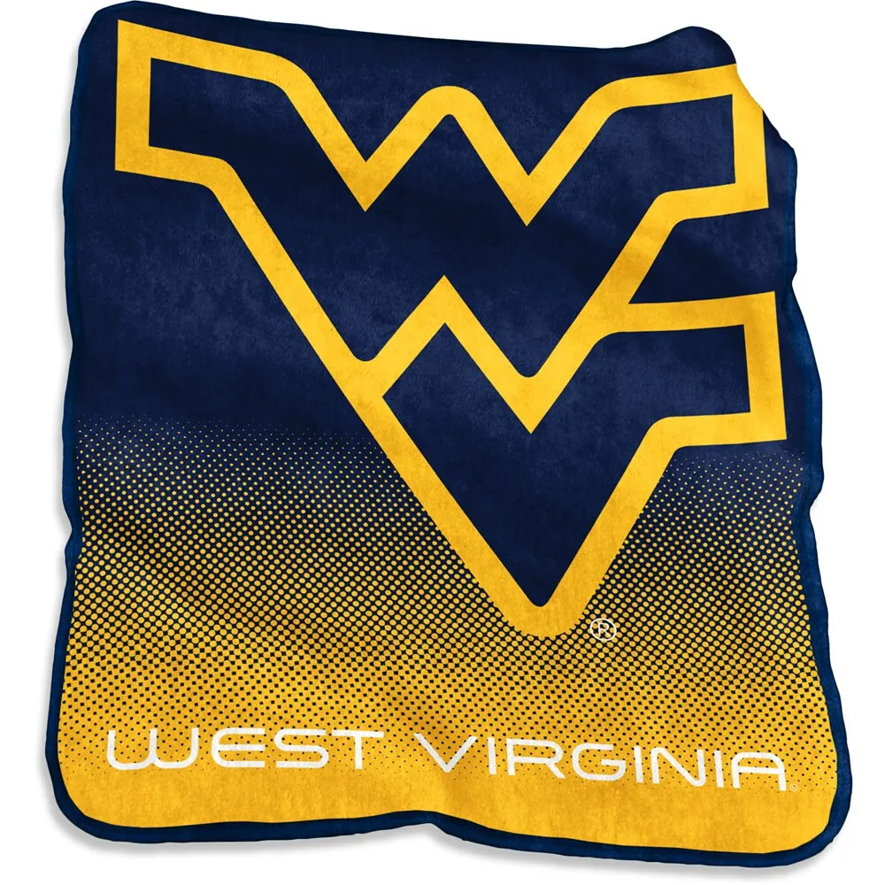 Lids West Virginia Mountaineers 50'' x 60'' Plush Raschel Throw Blanket