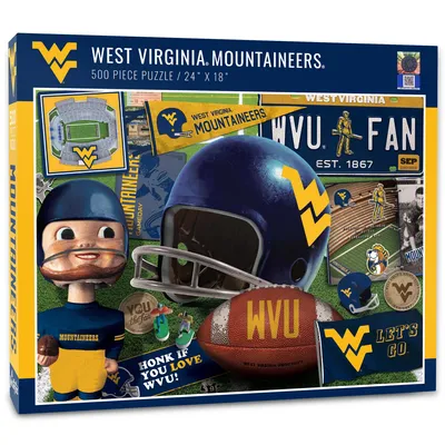 West Virginia Mountaineers 500-Piece Retro Series Puzzle