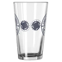 West Virginia Mountaineers Built on Bravery 16oz. Pint Glass