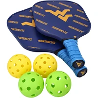 West Virginia Mountaineers Pickleball Paddle Set