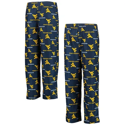 New York Giants Preschool Allover Logo Flannel Pajama Pants - Royal Blue