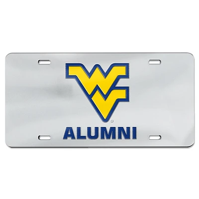 WinCraft West Virginia Mountaineers Alumni Plaque d'immatriculation découpée au laser