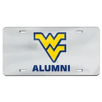 WinCraft West Virginia Mountaineers Alumni Plaque d'immatriculation découpée au laser