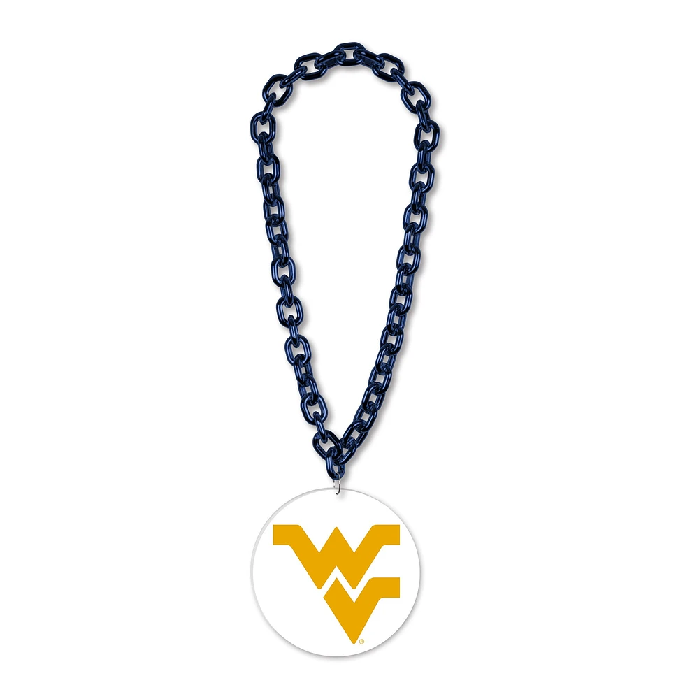 WinCraft West Virginia Mountaineers Big Chain Logo Necklace