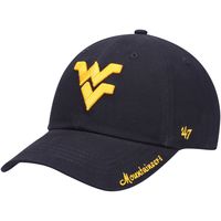 Women's '47 Navy West Virginia Mountaineers Miata Clean Up Logo Adjustable Hat