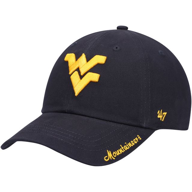 Casquette réglable Miata Clean Up Logo '47 Navy West Virginia Mountaineers pour femme