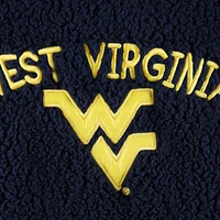 Sweat à capuche Sherpa G-III 4Her by Carl Banks Navy West Virginia Mountaineers Game Over pour femme