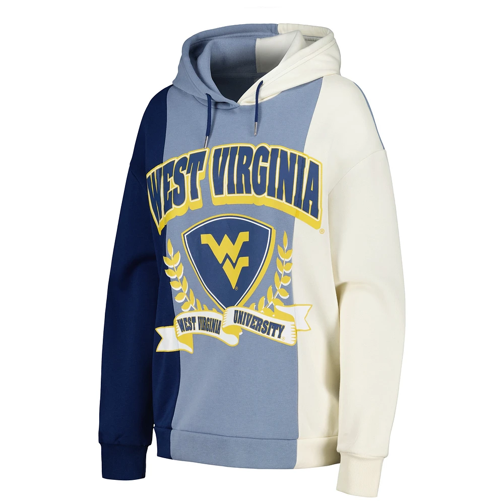 Sweat à capuche Gameday Couture Navy West Virginia Mountaineers Hall of Fame pour femme