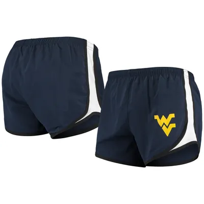 West Virginia Mountaineers Women's Elite Shorts - Navy/White