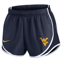 Women's Nike Navy West Virginia Mountaineers Primetime Tempo Performance Shorts