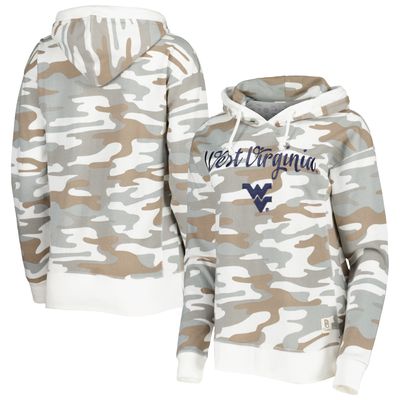 Women's Pressbox Camo West Virginia Mountaineers San Pablo Pullover Hoodie