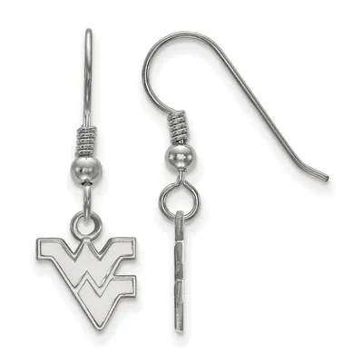 West Virginia Mountaineers Women's Sterling Silver XS Dangle Earrings