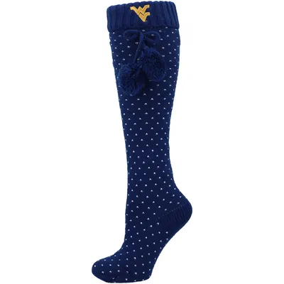 West Virginia Mountaineers ZooZatz Women's Knee High Socks - Navy