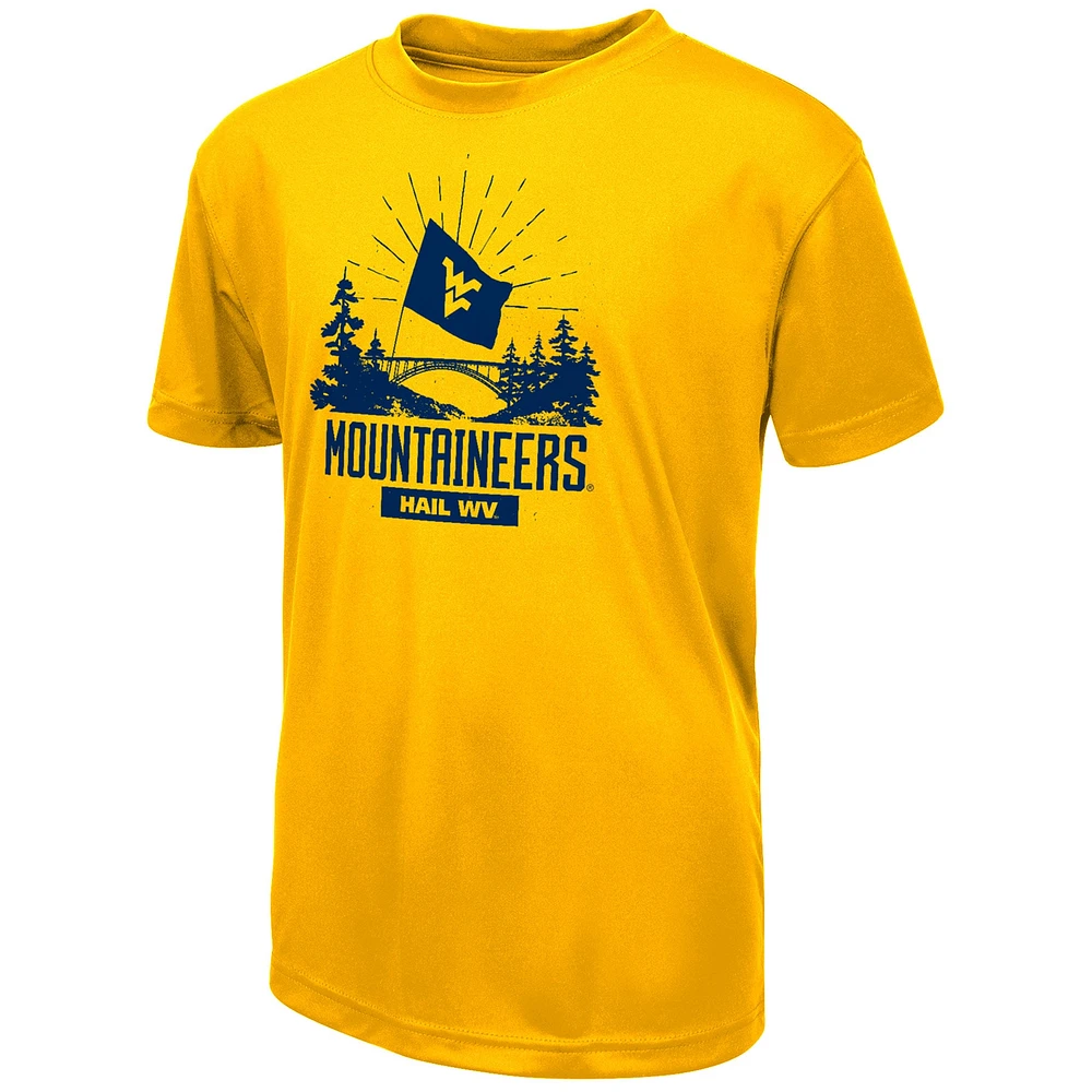 T-shirt Colosseum Gold West Virginia Mountaineers Fan pour jeune