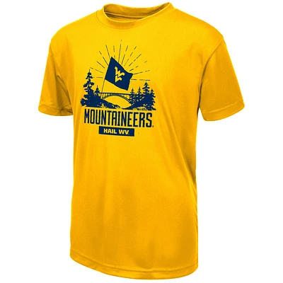 T-shirt Colosseum Gold West Virginia Mountaineers Fan pour jeune