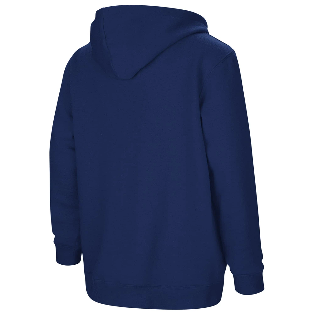 Youth Colosseum Navy West Virginia Mountaineers 2-Hit Team Pullover Hoodie