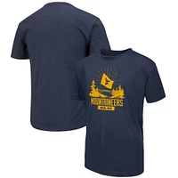 T-shirt Colosseum Navy West Virginia Mountaineers Fan pour jeune