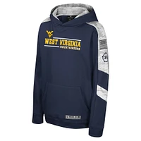 Colosseum Navy West Virginia Mountaineers OHT Appréciation militaire Cyclone Digital Camo Pull à capuche