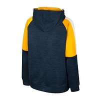 Sweat à capuche bleu marine West Virginia Mountaineers pour jeunes Colosseum