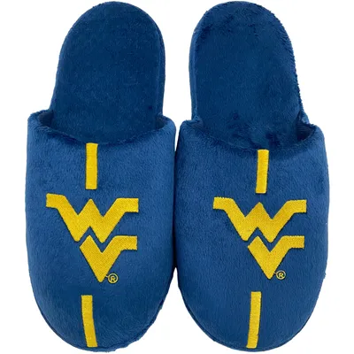 West Virginia Mountaineers FOCO Youth Team Stripe Slippers