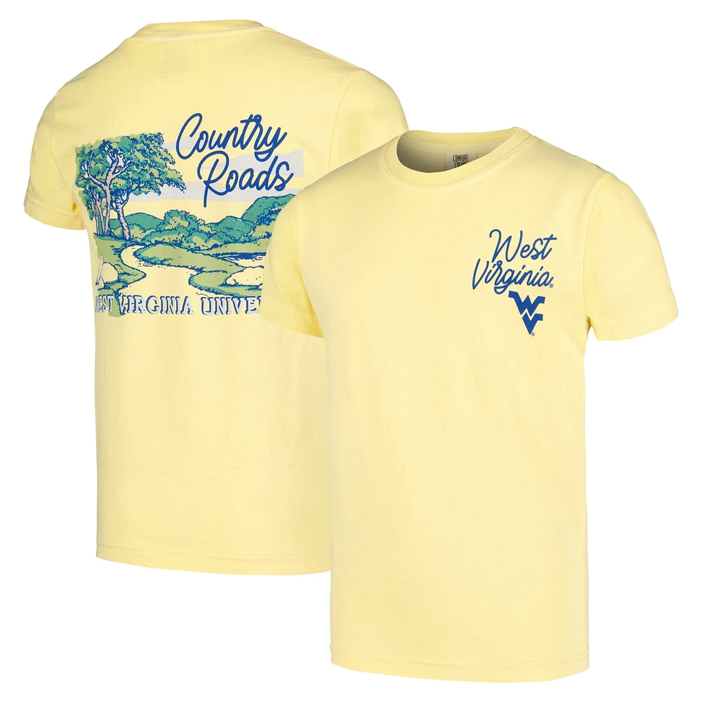 T-shirt aux couleurs hyperlocales et confortables pour jeunes, West Virginia Mountaineers