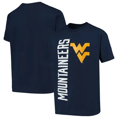 West Virginia Mountaineers Youth Vertical Leap T-Shirt - Navy