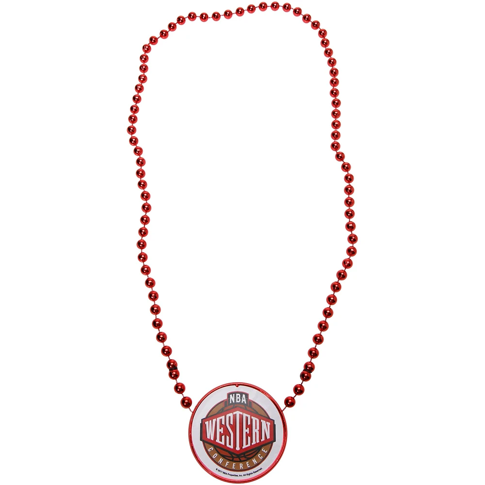 WinCraft Red Western Conference 2017 NBA All-Star Game Mardi Gras Beads