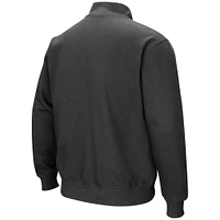 Men's Colosseum Black Western Kentucky Hilltoppers Tortugas Quarter-Zip Sweatshirt