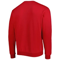 Men's Colosseum Red Western Kentucky Hilltoppers Arch Over Logo Pullover Sweatshirt
