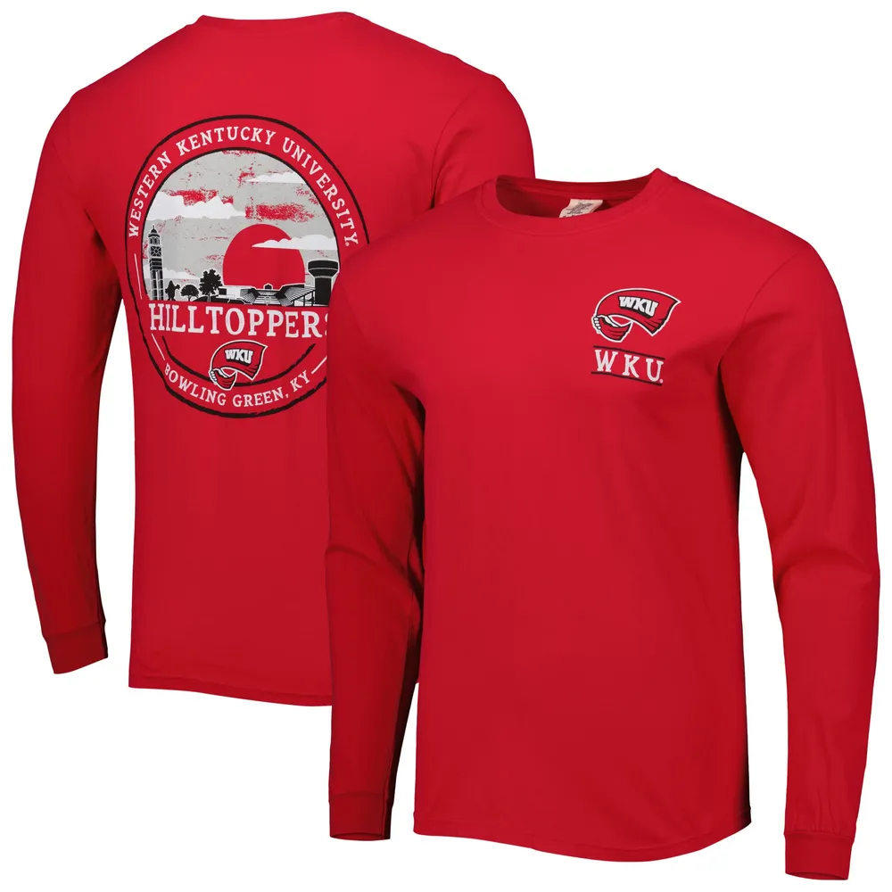 T-shirt à manches longues rouge Western Kentucky Hilltoppers Circle Campus Scene pour homme