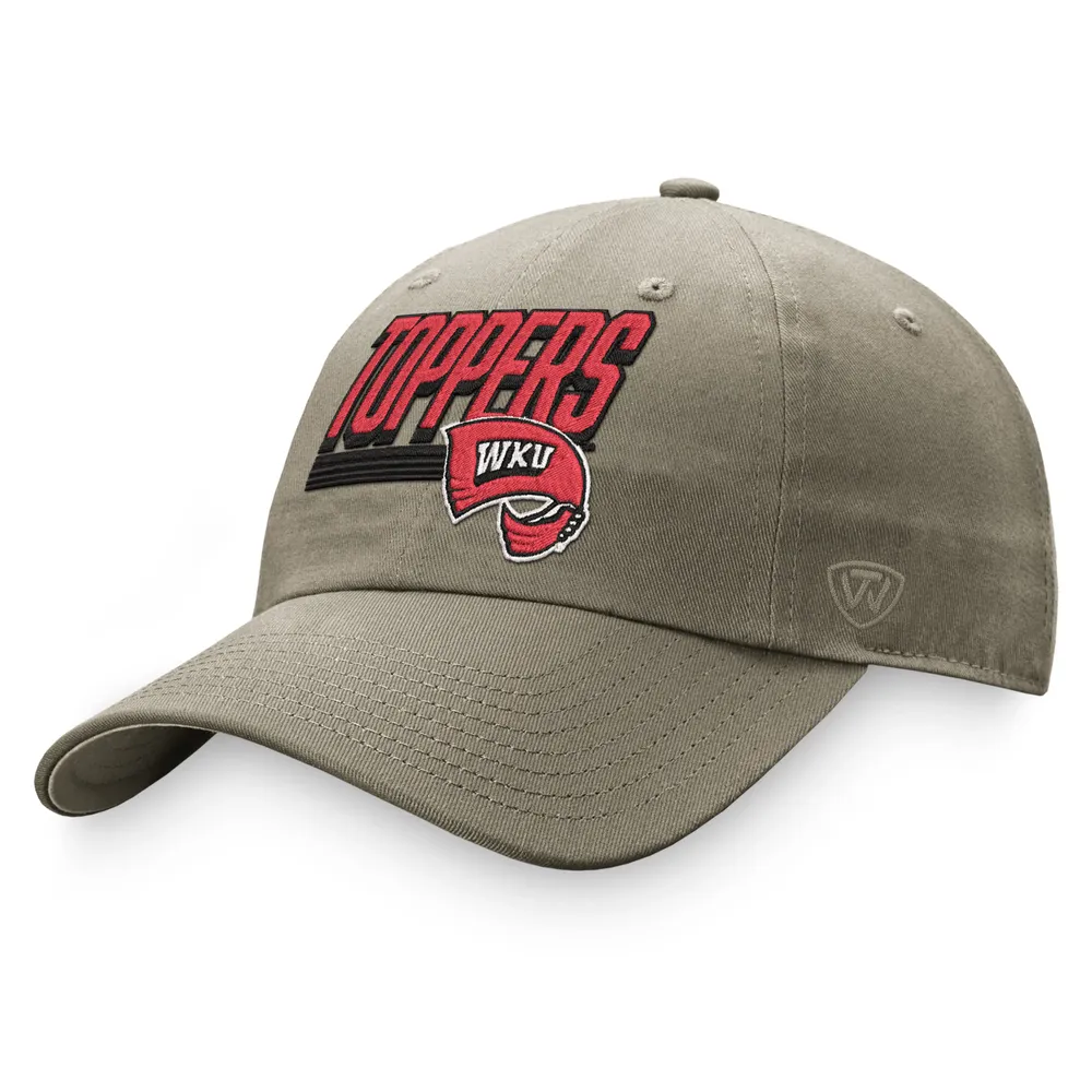 Men's Top of The World Charcoal Louisville Cardinals Slice Adjustable Hat