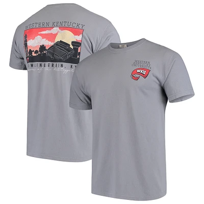 Western Kentucky Hilltoppers Comfort Colors Campus Scenery T-Shirt - Gray