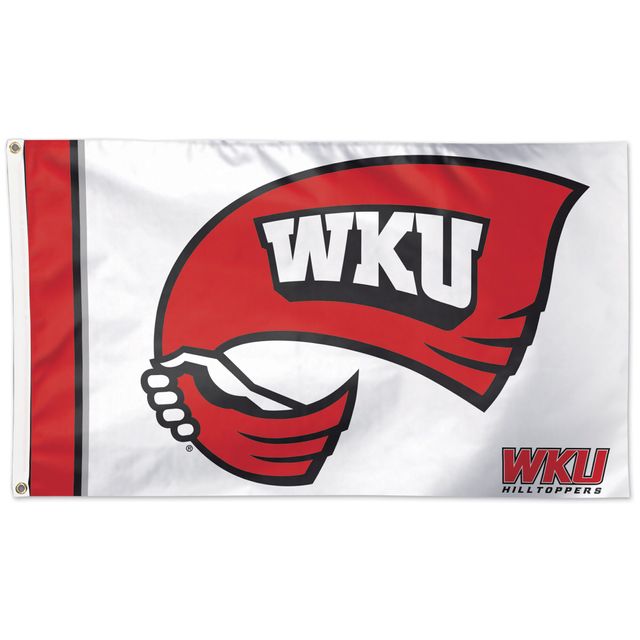 WinCraft Western Kentucky Hilltoppers Drapeau unilatéral avec logo 3 pi x 5 pi