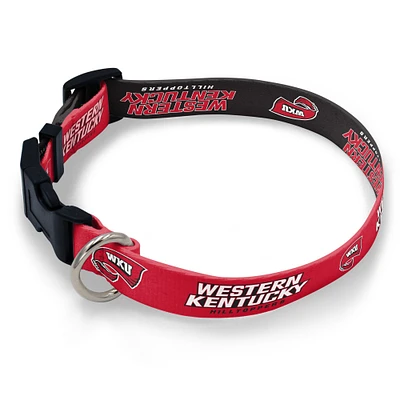 WinCraft Western Kentucky Hilltoppers Collier réglable pour animal de compagnie taille moyenne