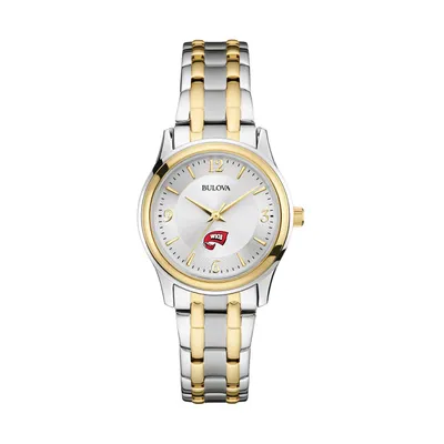 Western Kentucky Hilltoppers Bulova Women's Classic Two-Tone Round Watch - Silver/Gold