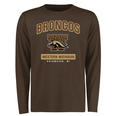 Western Michigan University Broncos Youth Long Sleeve | Champion | White | Youth Medium